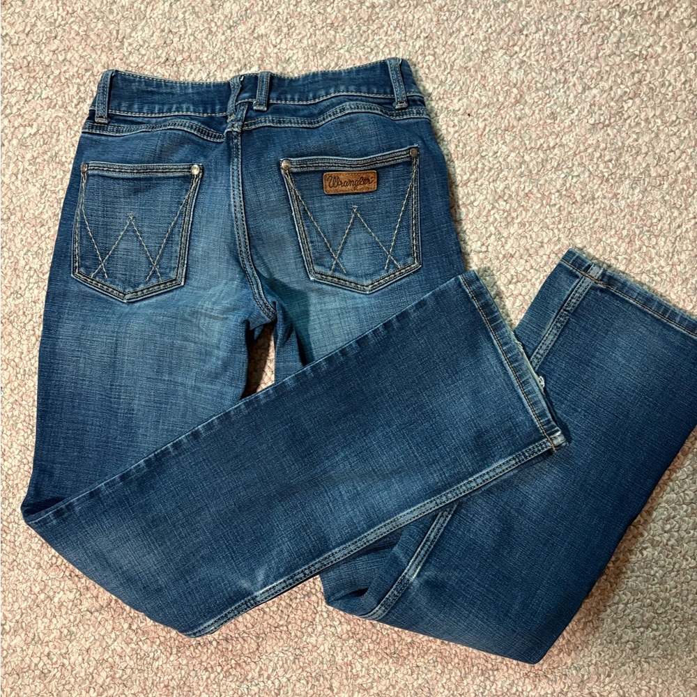 Wrangler Women's Boot Cut Blue Jeans